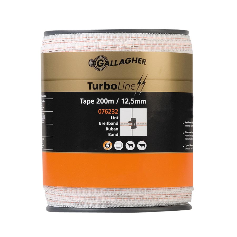 TurboLine lint 12,5mm wit 200m