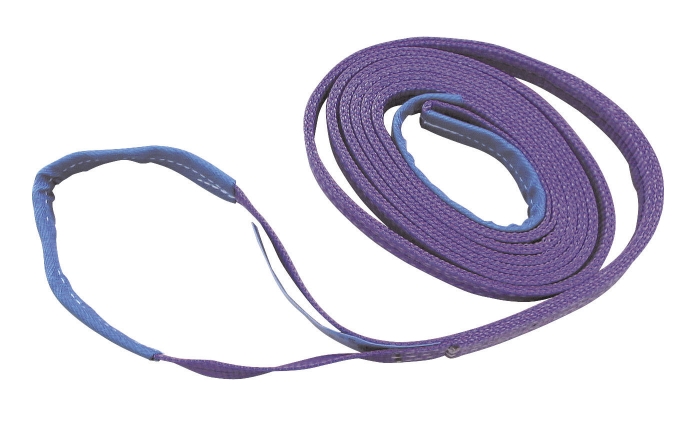 Hijsband, draagvermogen 1t/2t 2-lagig, 2m; 3,5cm breed