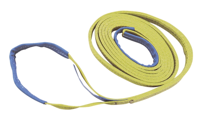 Hijsband, draagvermogen 3t/6t 2-lagig, 2m; 9cm breed