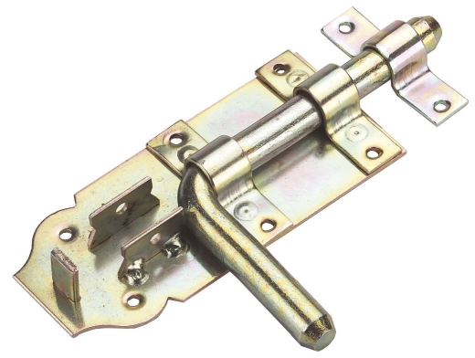 Stable gate latch, galvanized  with bolt lock