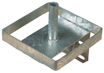 Salt lick holder metal, galvanized, 20,5x20,5x23,5 cm