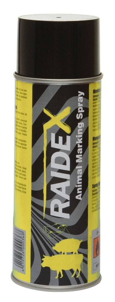 Marking spray RAIDEX 400 ml yellow