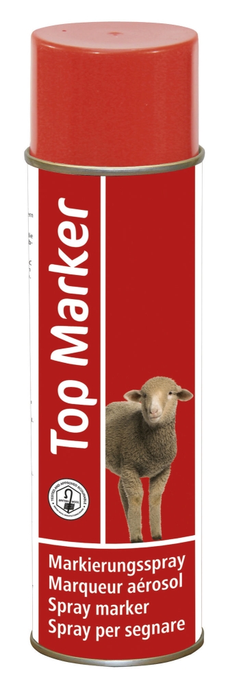 Markeerspray v. schapen rood, TopMarker, 500ml