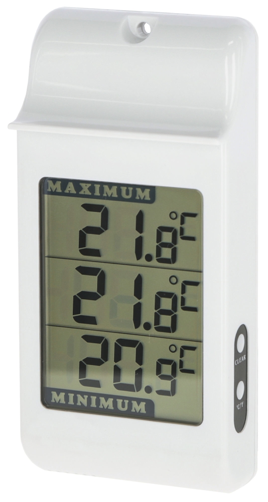 Max-min-thermometer digitaal wit