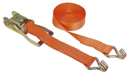 [KER_37140] Ratelsjorband 2-dlg, oranje 50mm / 8m; sjorkracht 4000 kg