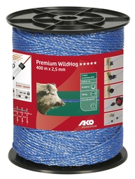 [KER_449312] Premium WildHog litze, blauw 3 x 0,25 Cu, 6x 0,20 SSW 400 m