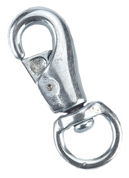 [KER_12507] Spring snap hook with swivel round for chain