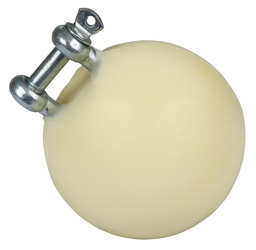 [KER_221430] Biting ball, Ø 75 mm,  stainless steel shackle