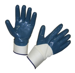 [KER_29718] Nitril blauw - handschoen BluNit maat 10 met manchet