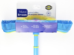[BOB_9750] Borstel rubber met telescoopsteel maxi broom